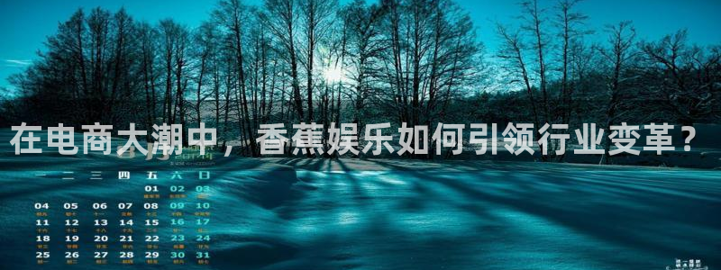 狗子28：在电商大潮中，香蕉娱乐如何引领行业变革？